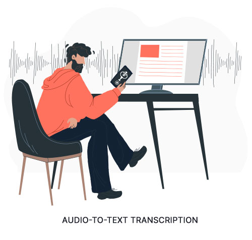 audio to text transcription