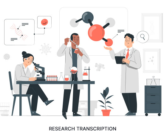 research transcription