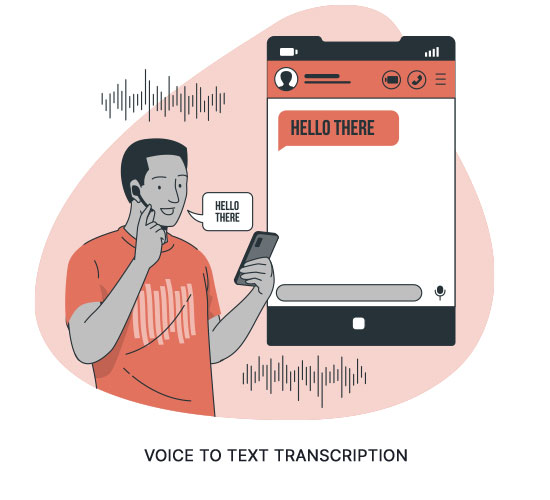 voice to text transcription